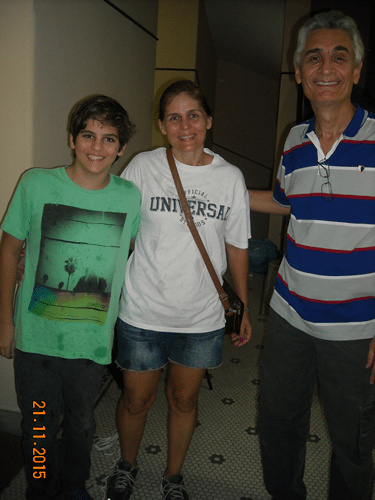 Visitantes Ilustres - Jeanpauline Jório acompanhada de seu filho Gianluca e Mascarenhas